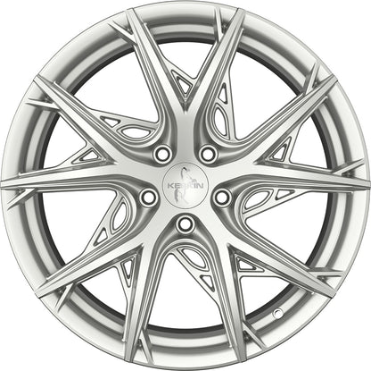 Keskin KT24 Thunder silver painted Alufelge 8.5x19 Zoll ET40 LK 5x108 ML72.6 – Bild 2