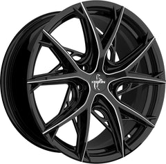 Keskin KT24 Thunder black secret diamond Alufelge 8.5x19 Zoll ET30 LK 5x112 ML66.6