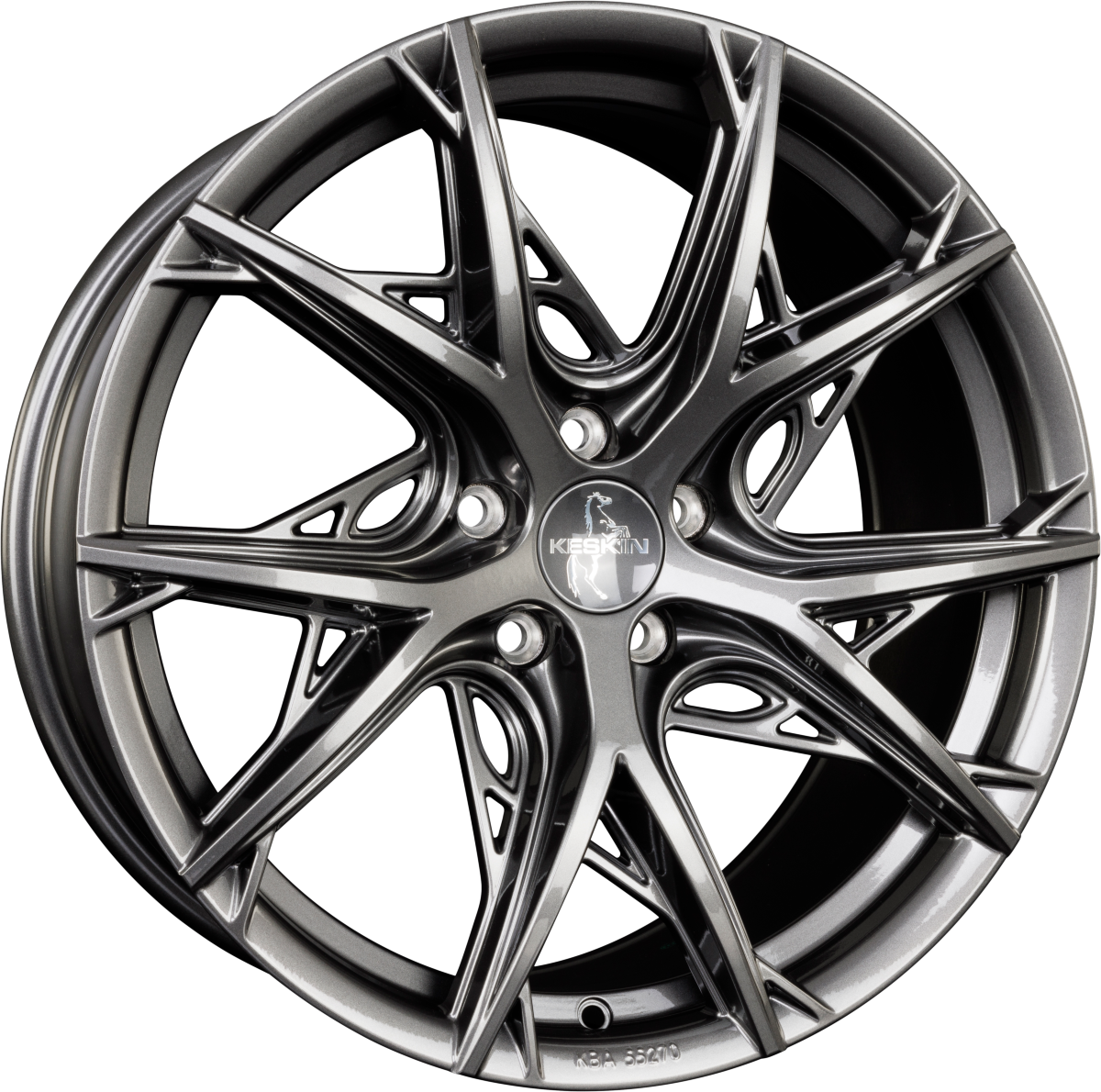 Keskin KT24 Thunder palladium painted Alufelge 8.5x19 Zoll ET30 LK 5x112 ML66.6 – Bild 4