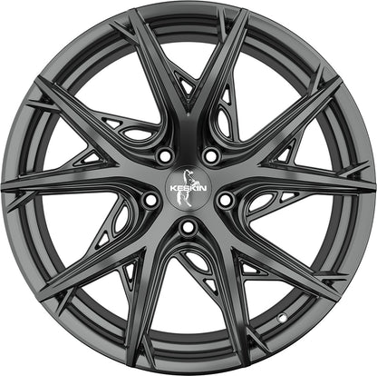 Keskin KT24 Thunder palladium painted Alufelge 8.5x19 Zoll ET45 LK 5x112 ML66.6 – Bild 2