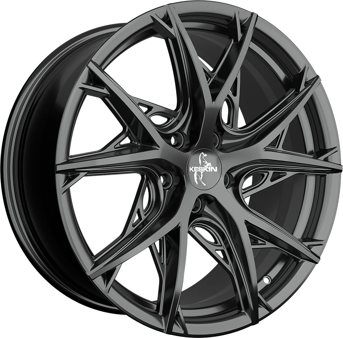 Keskin KT24C Thunder palladium painted Alufelge 8.5x19 Zoll ET30 LK 5x112 ML66.6