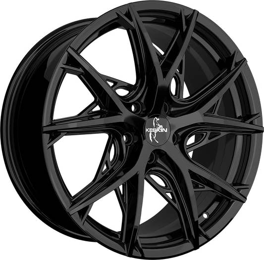Keskin KT24C Thunder black painted Alufelge 8.5x19 Zoll ET35 LK 5x120 ML72.6