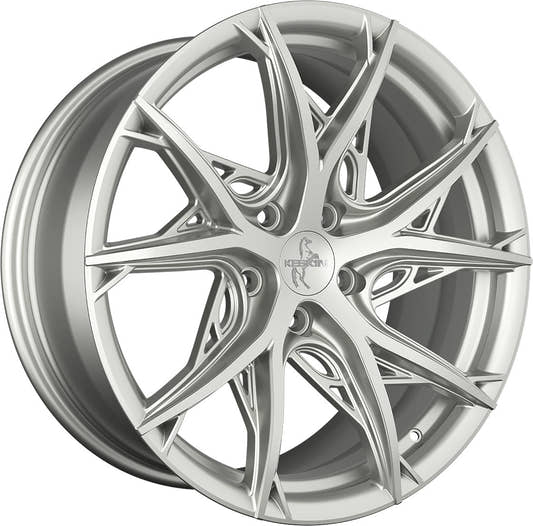 Keskin KT24C Thunder silver painted Alufelge 8.5x19 Zoll ET35 LK 5x120 ML72.6