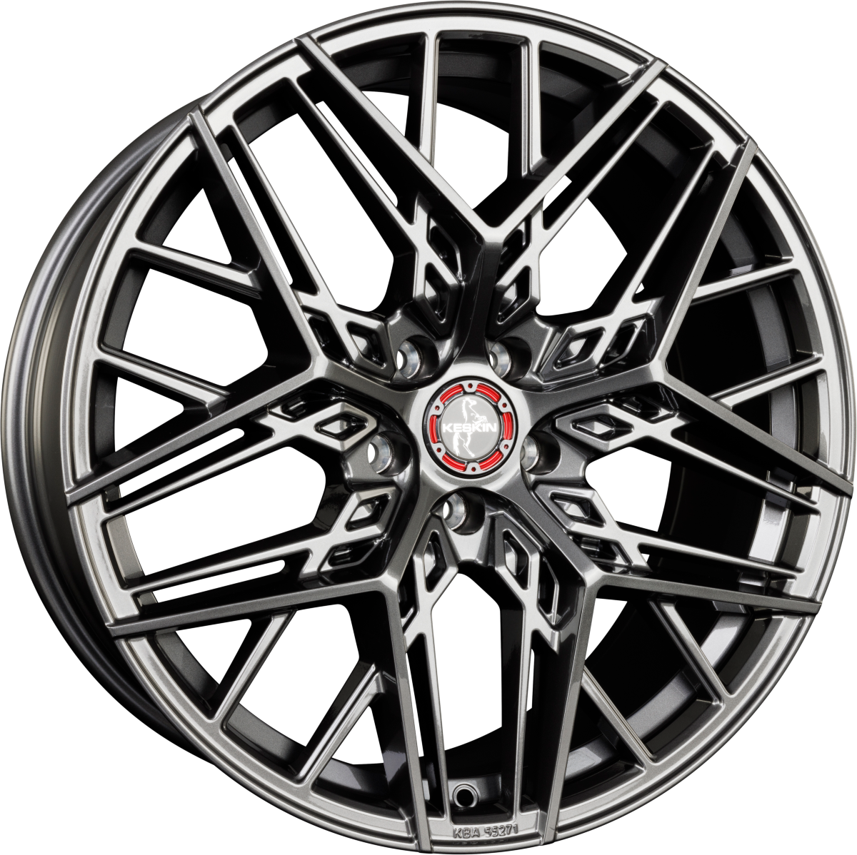 Keskin KT25 Pearl palladium painted Alufelge 8.5x20 Zoll ET30 LK 5x120 ML72.6 – Bild 4
