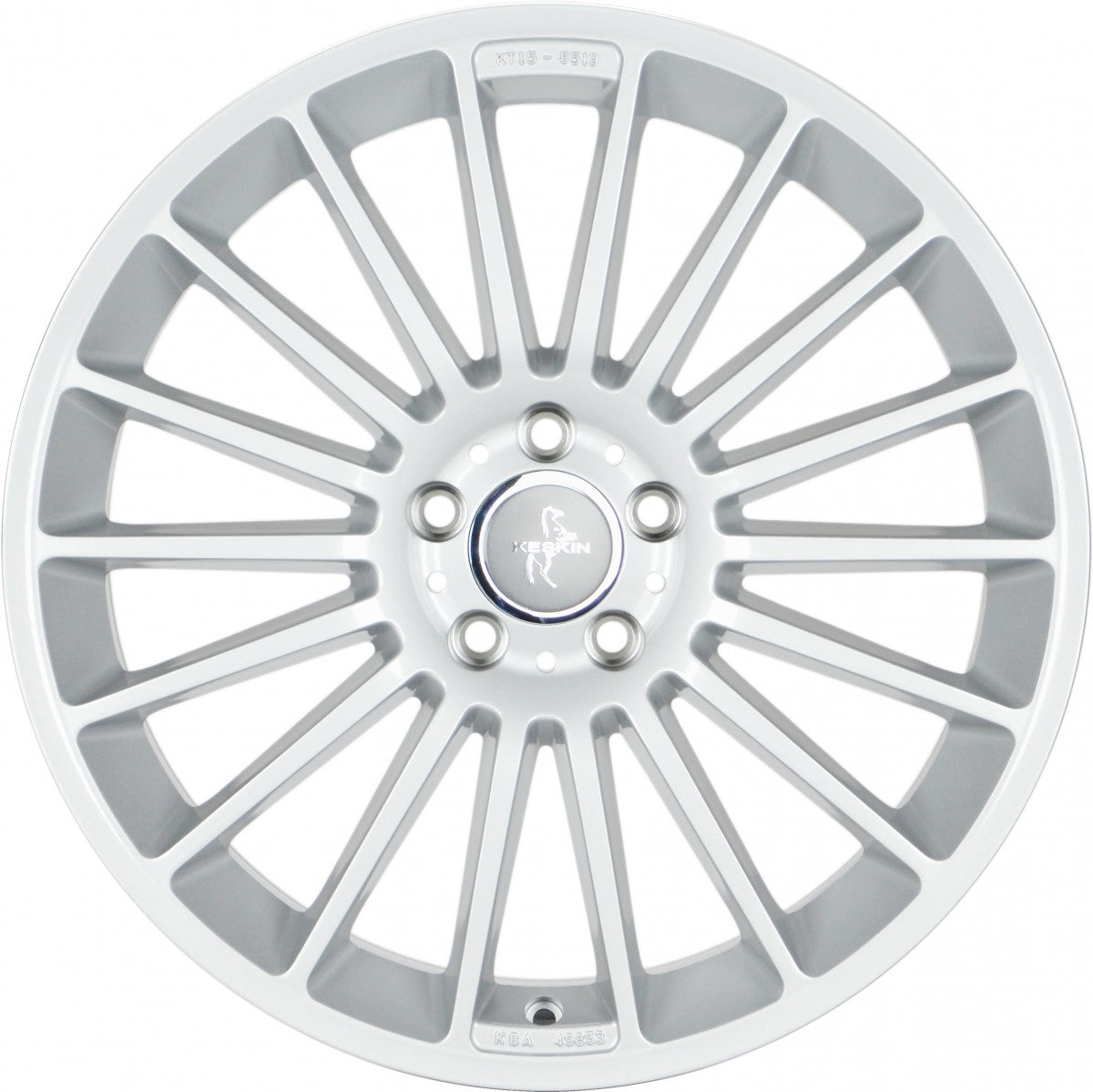 Keskin KT15 Speed silver painted Alufelge 7x16 Zoll ET38 LK 5x112 ML66.6 – Bild 2