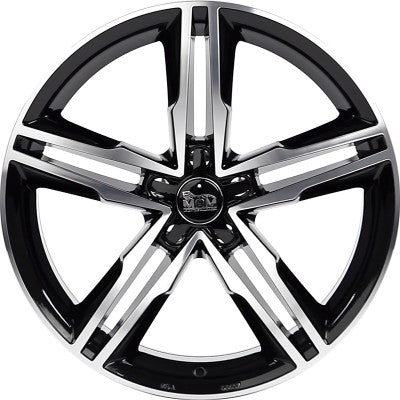MAM A1 black front polish Alufelge 8x19 Zoll ET42 LK 5x112 ML66.5 – Bild 2