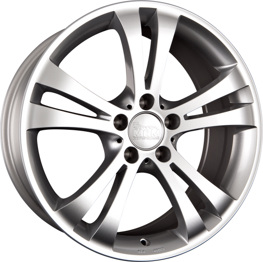 MAM D2 Silver Painted (SL) Alufelge 7.5x16 Zoll ET45 LK 5x112 ML66.6 – Bild 2