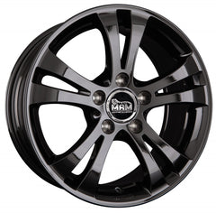 MAM D2 black painted Alufelge 6x15 Zoll ET42 LK 5x112 ML57.1