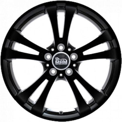 MAM D2 black painted Alufelge 6x15 Zoll ET42 LK 5x112 ML57.1 – Bild 2