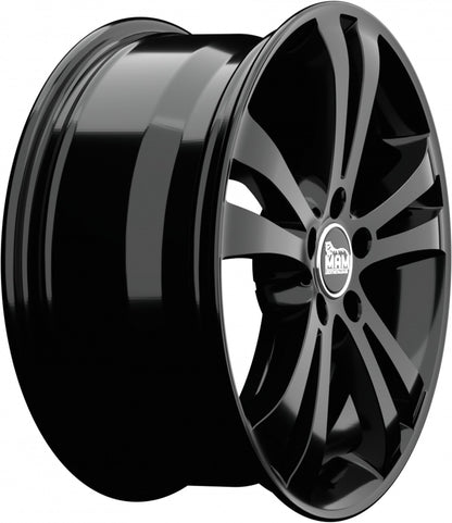 MAM D2 black painted Alufelge 6x15 Zoll ET42 LK 5x112 ML57.1 – Bild 4