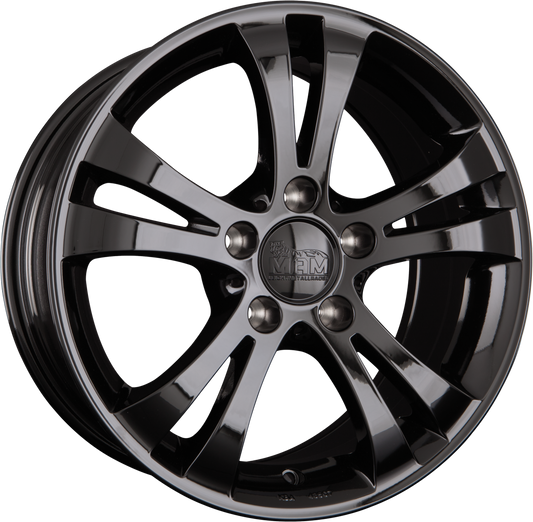 MAM D2 Black Painted (BP) Alufelge 7.5x16 Zoll ET45 LK 5x112 ML66.6 – Bild 2