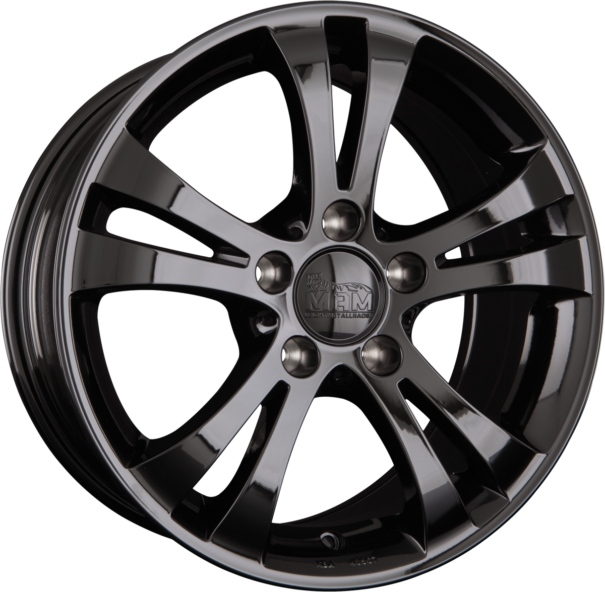 MAM D2 Black Painted (BP) Alufelge 7.5x16 Zoll ET45 LK 5x112 ML66.6 – Bild 2