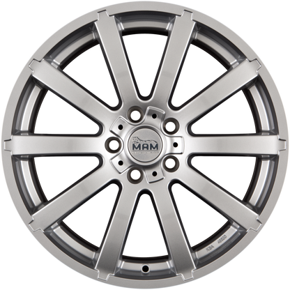 MAM W3 Silver Painted (SL) Alufelge 7x17 Zoll ET40 LK 5x114.3 ML72.6
