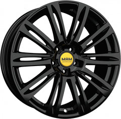 MAM A4 black painted Alufelge 7.5x17 Zoll ET35 LK 5x112 ML66.6