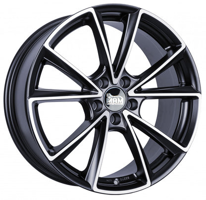 MAM A5 matt black front polish Alufelge 8x18 Zoll ET45 LK 5x112 ML66.6
