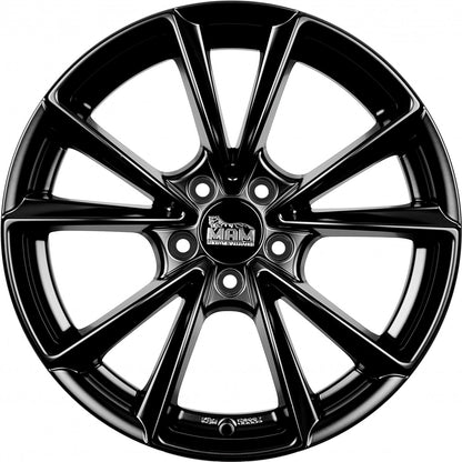 MAM A5 matt black painted Alufelge 8x18 Zoll ET45 LK 5x112 ML66.6 – Bild 2
