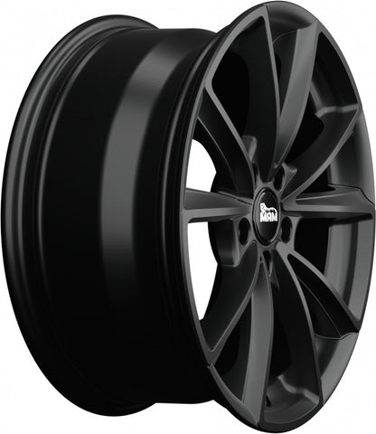 MAM A5 matt black painted Alufelge 8x18 Zoll ET45 LK 5x112 ML66.6 – Bild 4