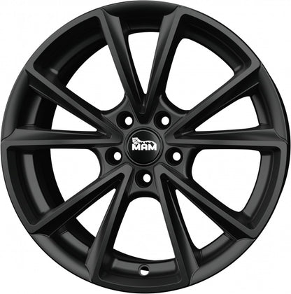 MAM A5 matt black painted Alufelge 8x18 Zoll ET45 LK 5x112 ML66.6 – Bild 5