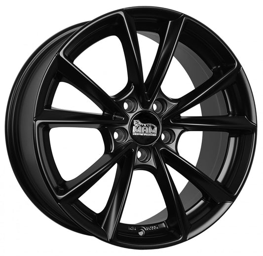 MAM A5 matt black painted Alufelge 8x19 Zoll ET30 LK 5x112 ML66.6