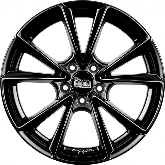 MAM A5 matt black painted Alufelge 8x19 Zoll ET30 LK 5x112 ML66.6 – Bild 2