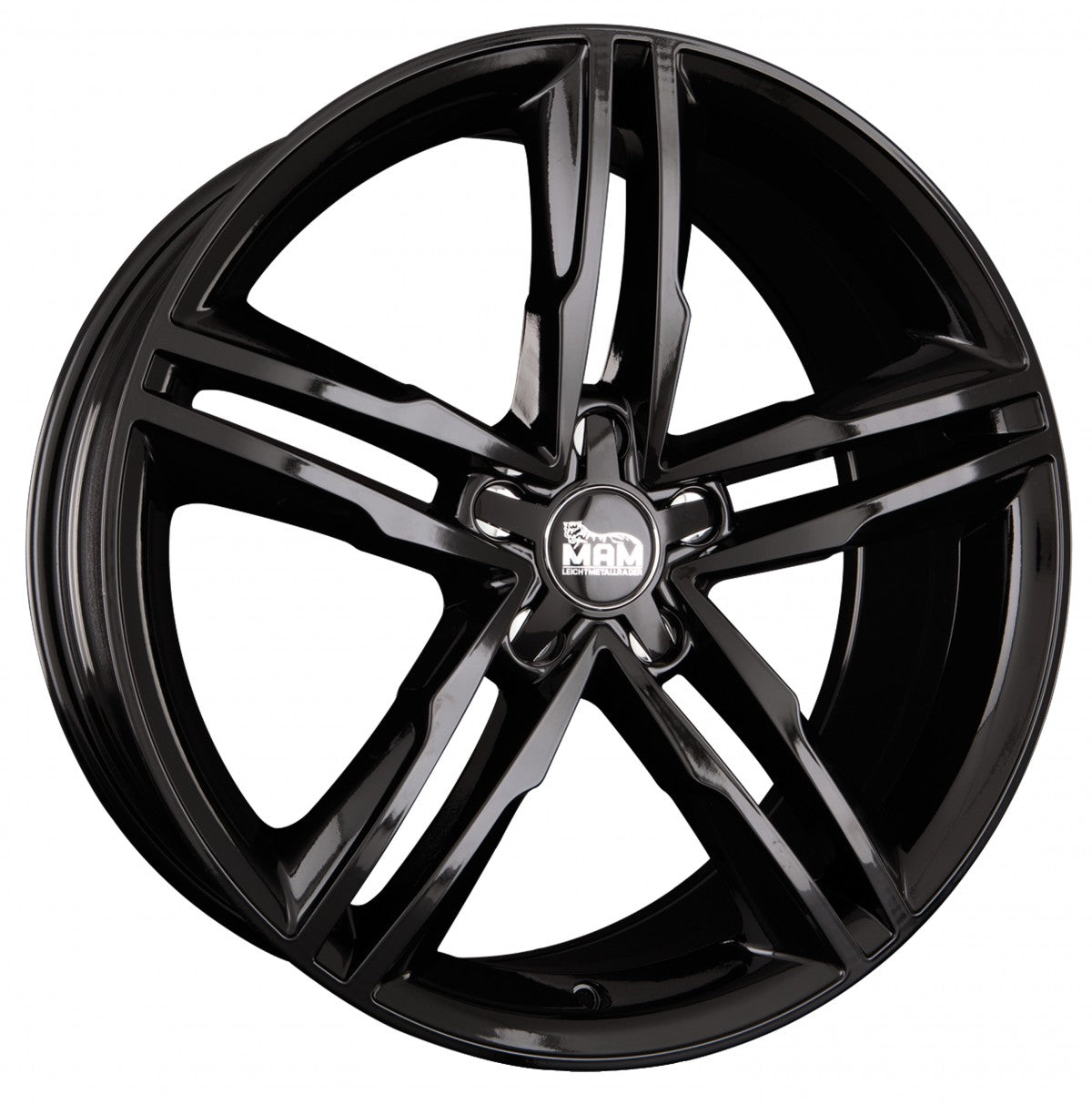 MAM A1 black painted Alufelge 8x18 Zoll ET44 LK 5x112 ML66.5