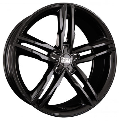 MAM A1 black painted Alufelge 8x18 Zoll ET44 LK 5x112 ML66.5