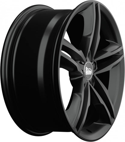MAM A1 black painted Alufelge 8x18 Zoll ET44 LK 5x112 ML66.5 – Bild 4