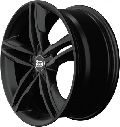 MAM A1 black painted Alufelge 8x18 Zoll ET44 LK 5x112 ML66.5 – Bild 7