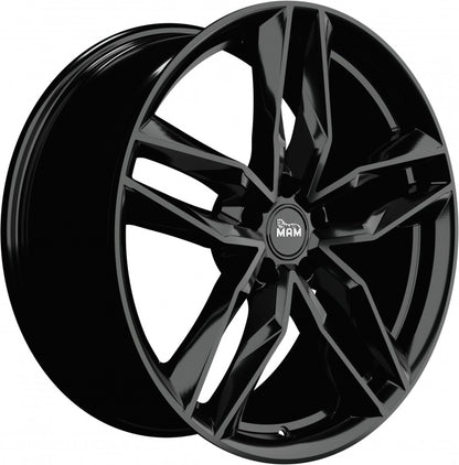 MAM RS3 black painted Alufelge 8x18 Zoll ET30 LK 5x112 ML66.6 – Bild 3