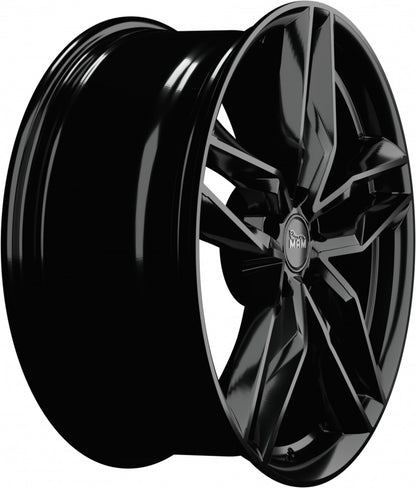 MAM RS3 black painted Alufelge 8x18 Zoll ET30 LK 5x112 ML66.6 – Bild 4