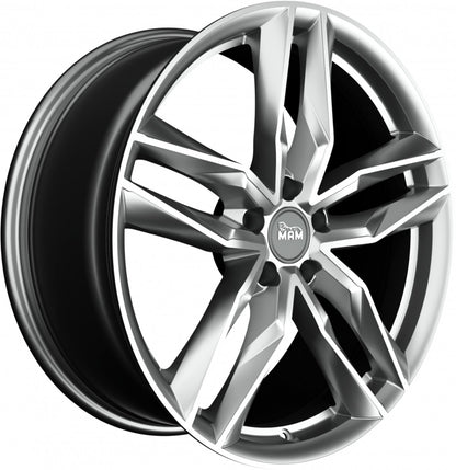 MAM RS3 palladium painted Alufelge 8x18 Zoll ET45 LK 5x112 ML66.6 – Bild 3
