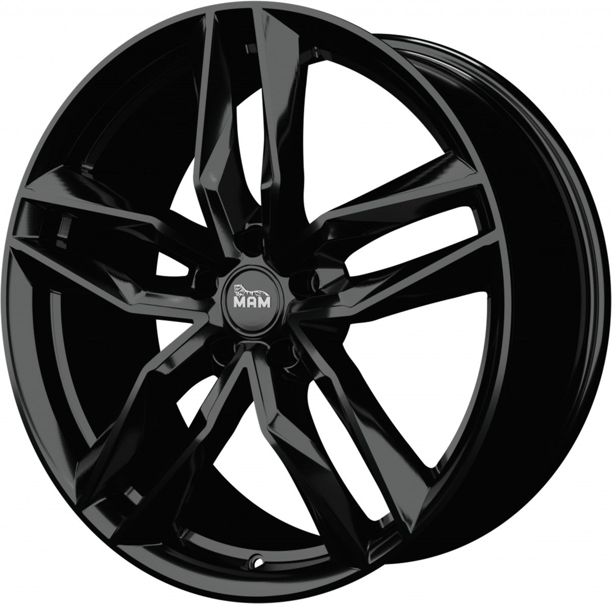 MAM RS3 black painted Alufelge 8.5x19 Zoll ET30 LK 5x112 ML66.6 – Bild 6