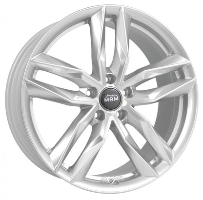 MAM RS3 silver painted Alufelge 8.5x19 Zoll ET45 LK 5x112 ML66.6