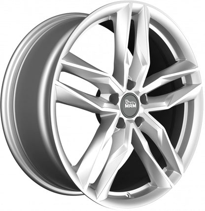 MAM RS3 silver painted Alufelge 8.5x19 Zoll ET45 LK 5x112 ML66.6 – Bild 3