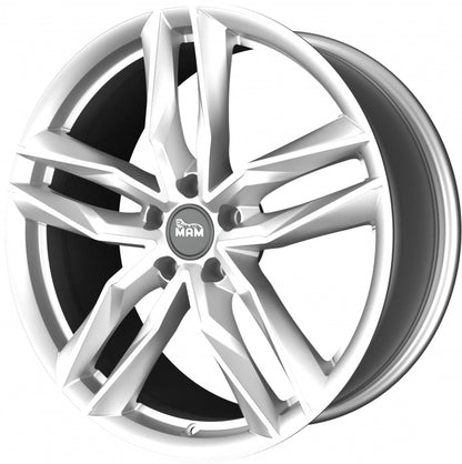 MAM RS3 silver painted Alufelge 8.5x19 Zoll ET45 LK 5x112 ML66.6 – Bild 6