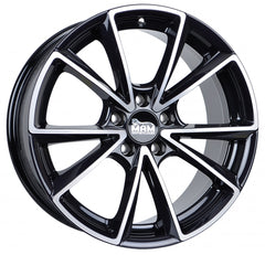 MAM A5 black front polish Alufelge 8.5x20 Zoll ET30 LK 5x112 ML66.6