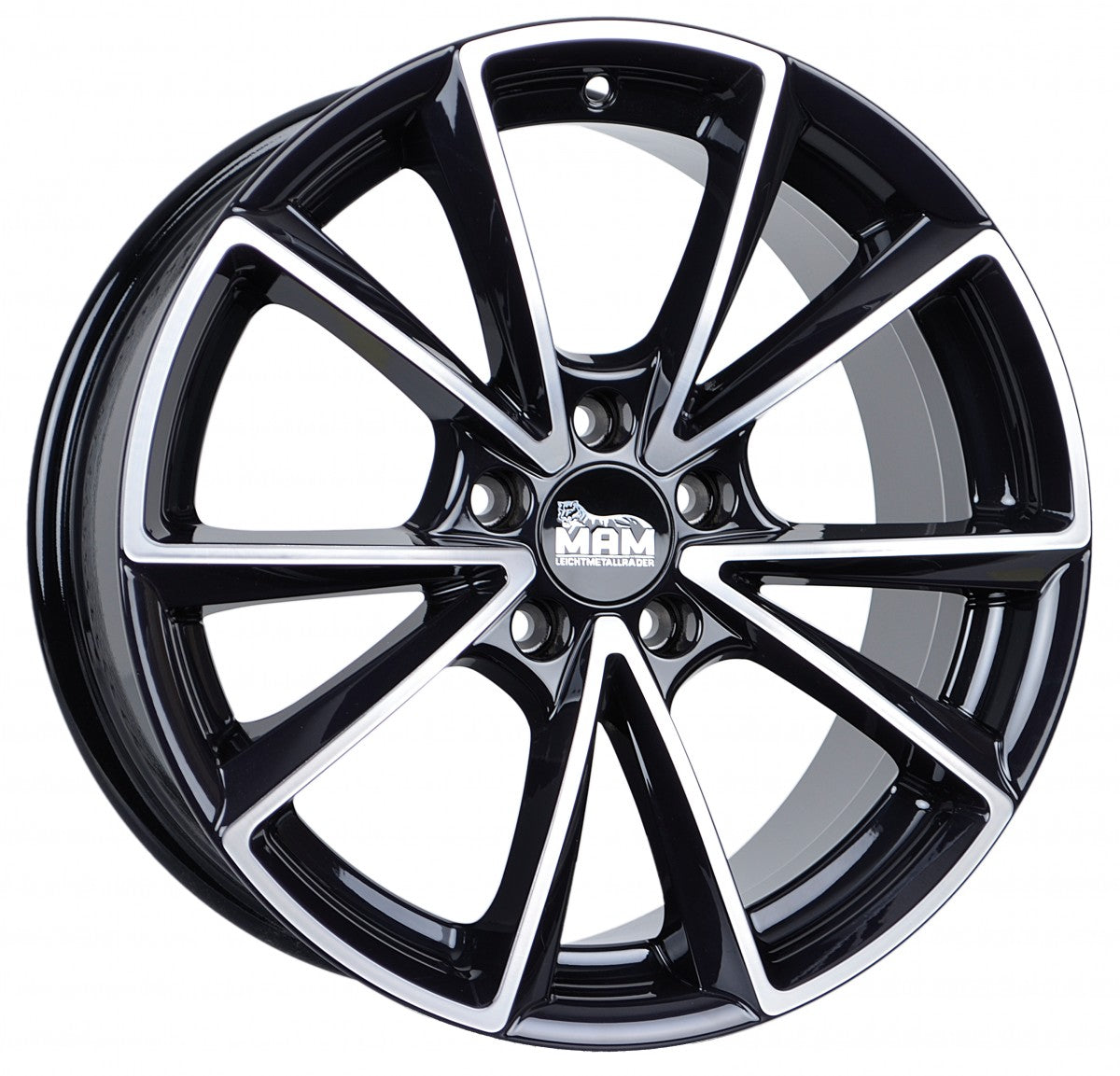 MAM A5 black front polish Alufelge 8.5x20 Zoll ET30 LK 5x112 ML66.6