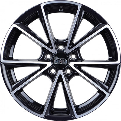 MAM A5 black front polish Alufelge 8.5x20 Zoll ET30 LK 5x112 ML66.6 – Bild 2