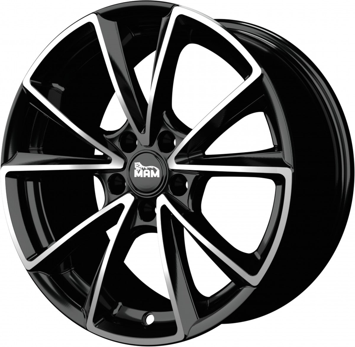MAM A5 black front polish Alufelge 8.5x20 Zoll ET30 LK 5x112 ML66.6 – Bild 6