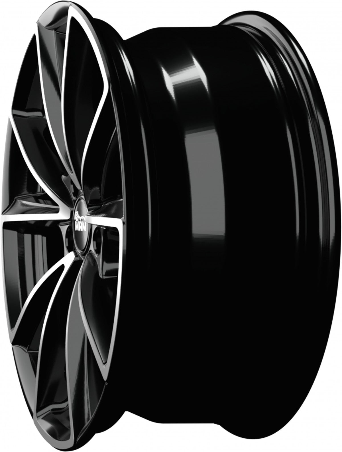 MAM A5 black front polish Alufelge 8.5x20 Zoll ET30 LK 5x112 ML66.6 – Bild 8