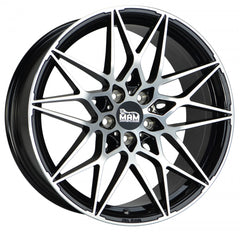 MAM B2 black front polish Alufelge 8.5x19 Zoll ET30 LK 5x112 ML72.6
