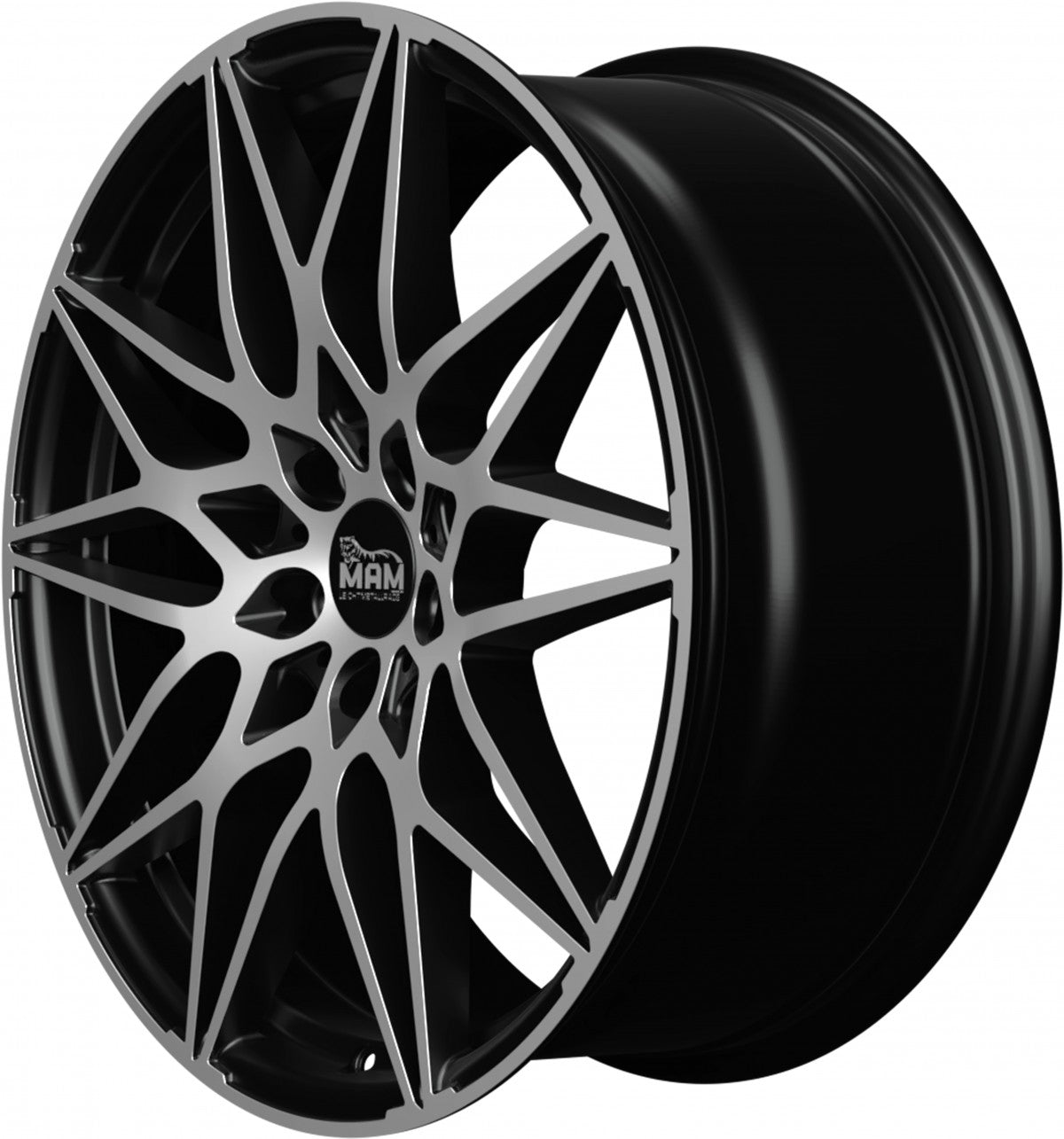 MAM B2 black front polish Alufelge 8.5x19 Zoll ET45 LK 5x112 ML72.6 – Bild 7