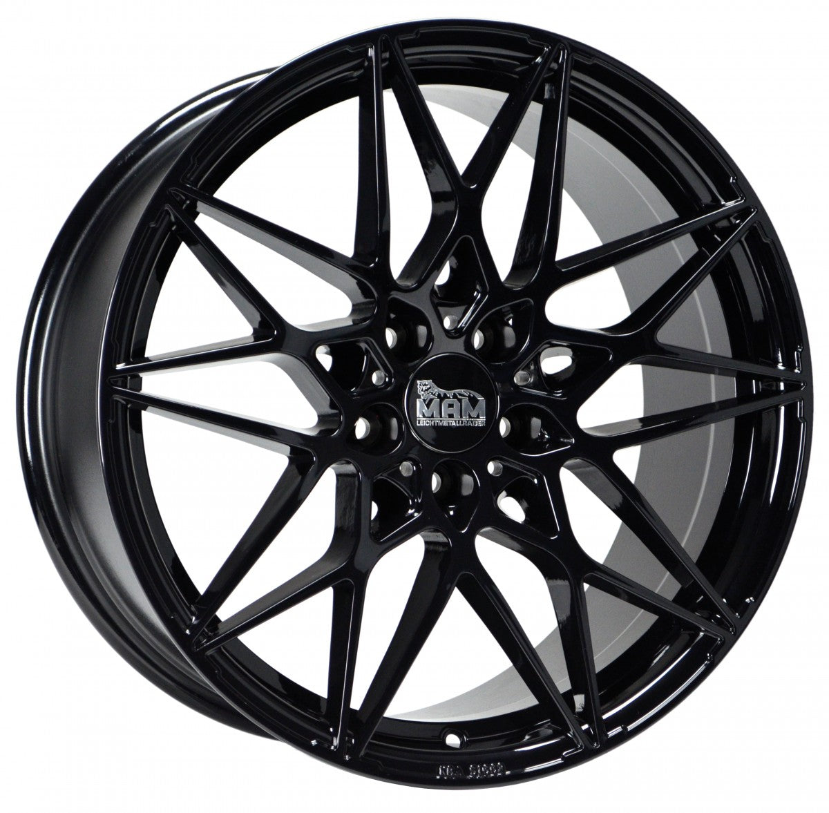 MAM B2 black painted Alufelge 8.5x20 Zoll ET45 LK 5x112 ML72.6