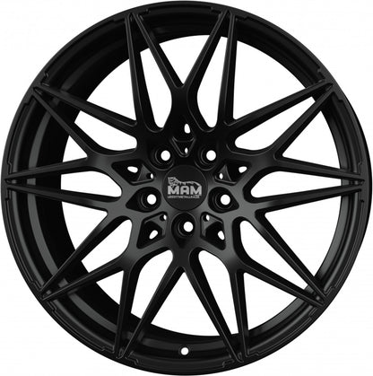 MAM B2 black painted Alufelge 8.5x20 Zoll ET35 LK 5x120 ML72.6 – Bild 5