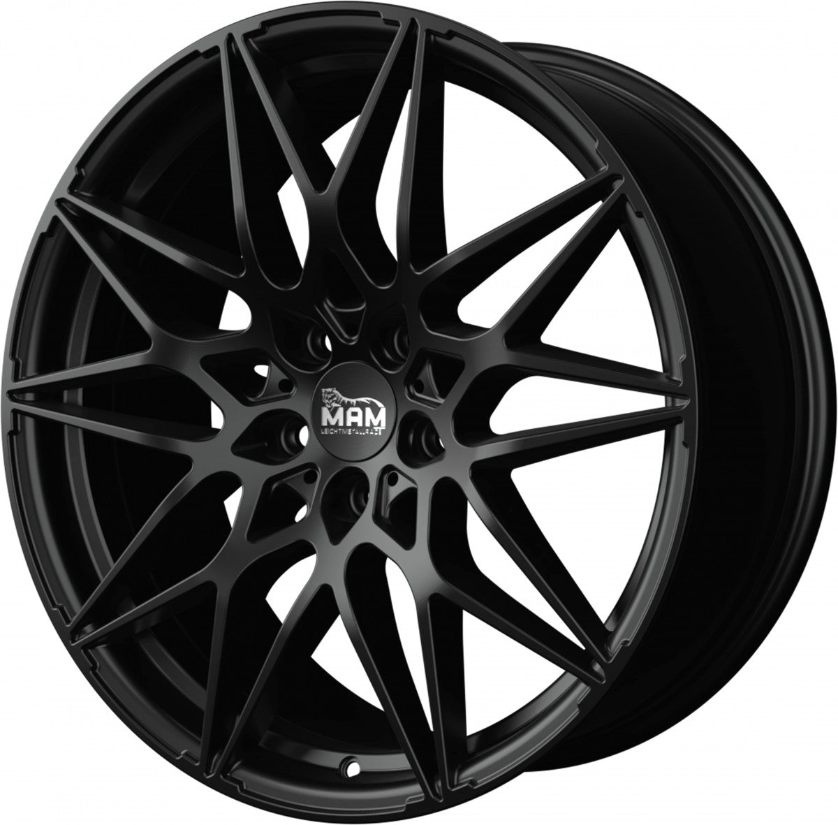 MAM B2 black painted Alufelge 8.5x20 Zoll ET35 LK 5x120 ML72.6 – Bild 6