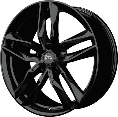 MAM RS3 black painted Alufelge 8.5x20 Zoll ET45 LK 5x112 ML66.6 – Bild 6