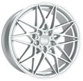 MAM B2 silver painted Alufelge 8x18 Zoll ET35 LK 5x120 ML72.6