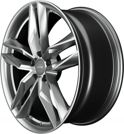 MAM RS3 palladium painted Alufelge 8x18 Zoll ET45 LK 5x114.3 ML72.6 – Bild 7