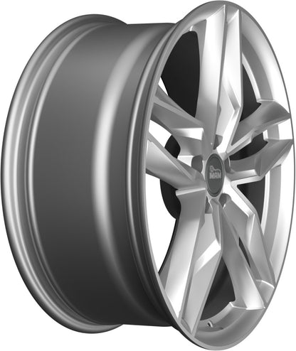 MAM RS3 silver painted Alufelge 8.5x19 Zoll ET45 LK 5x114.3 ML72.6 – Bild 4