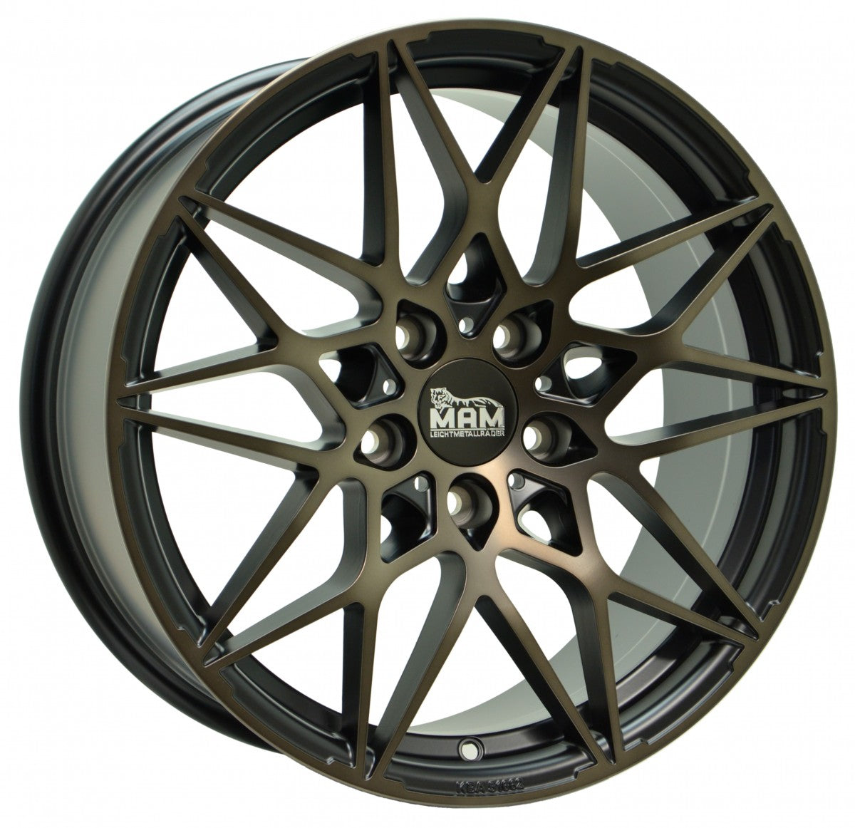 MAM B2 matt black bronze Alufelge 8.5x19 Zoll ET35 LK 5x120 ML72.6